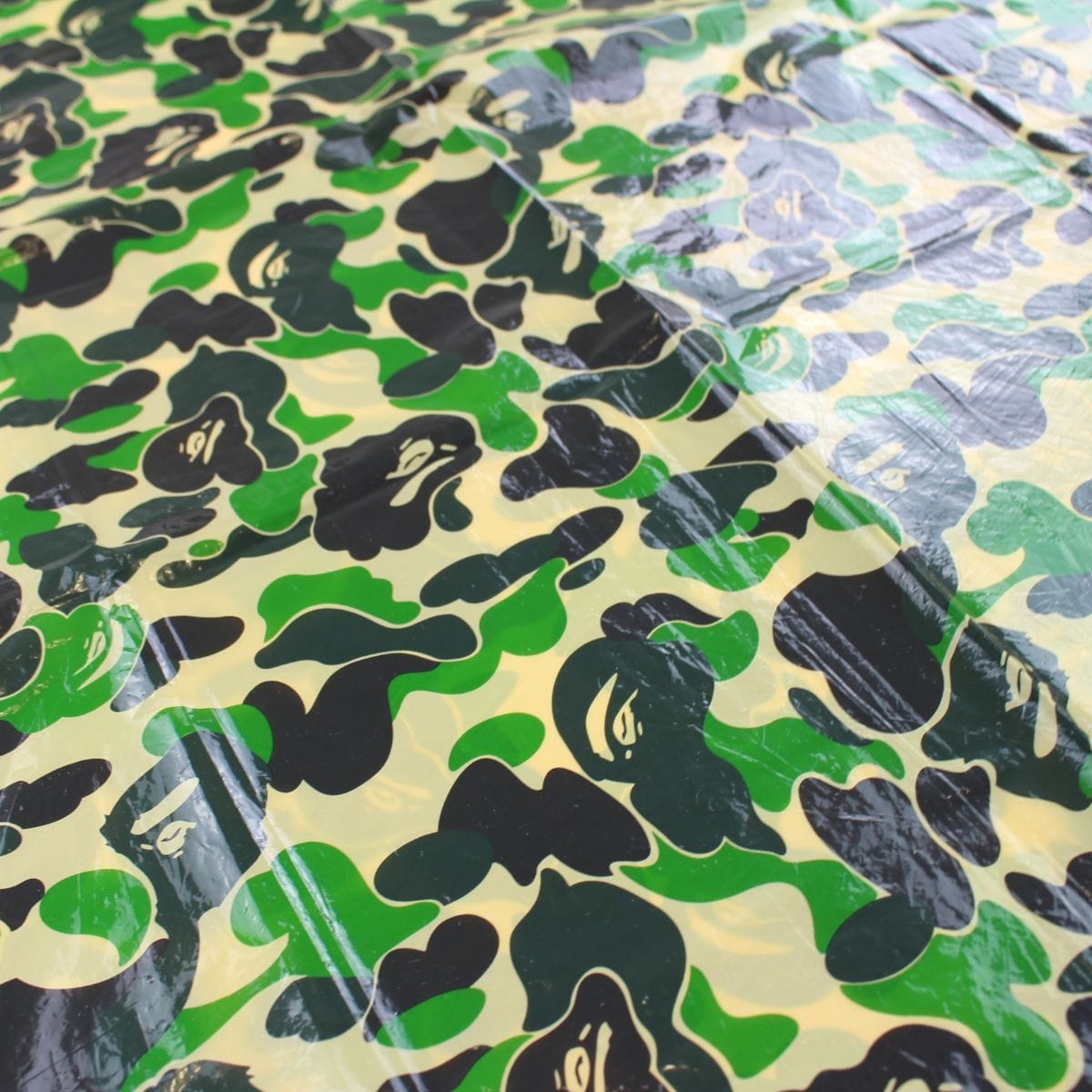 Bape Green Camo Rain Poncho - SaruGeneral