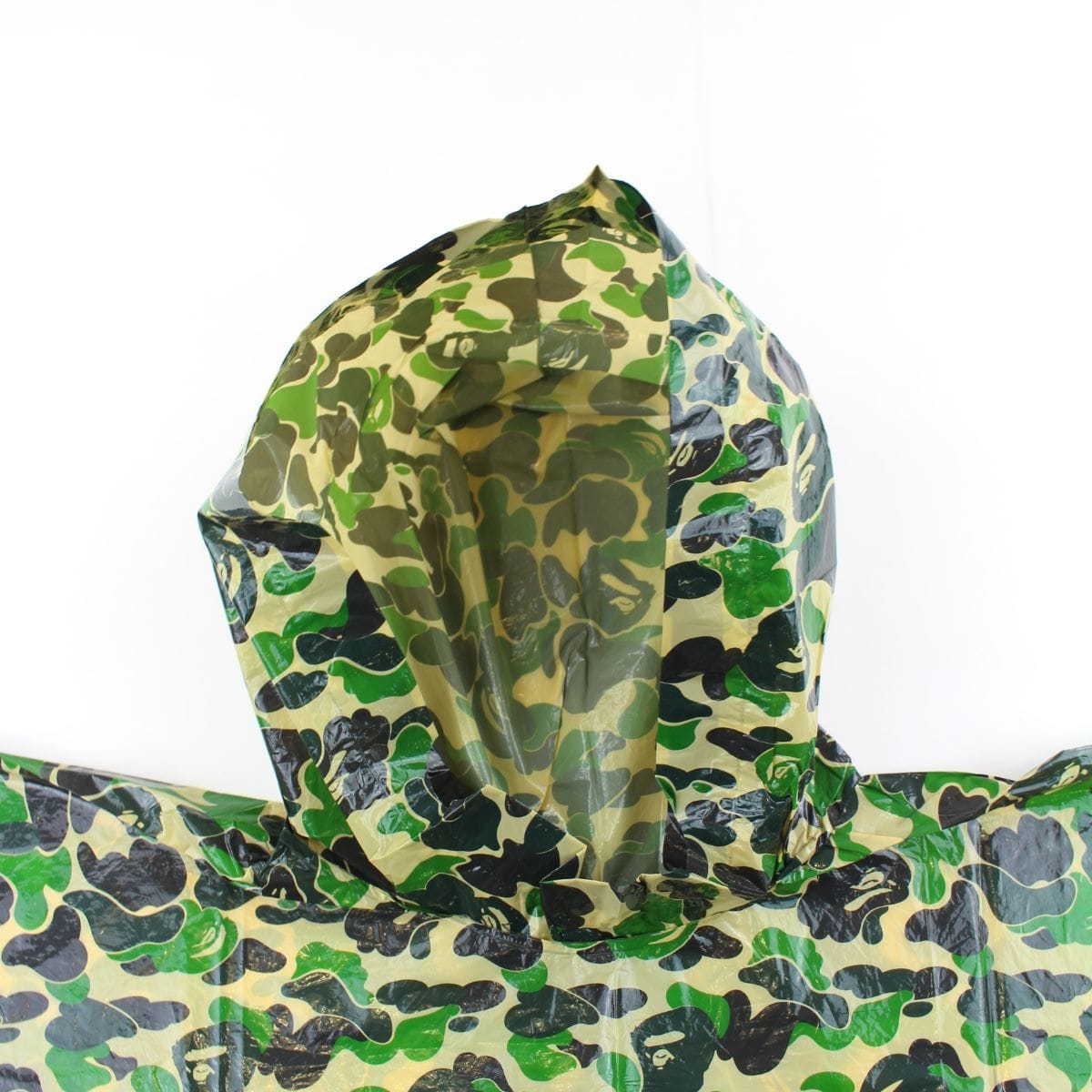 Bape Green Camo Rain Poncho - SaruGeneral