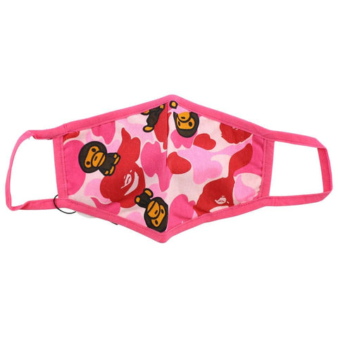 Bape Baby Milo Pink Camo Facemask