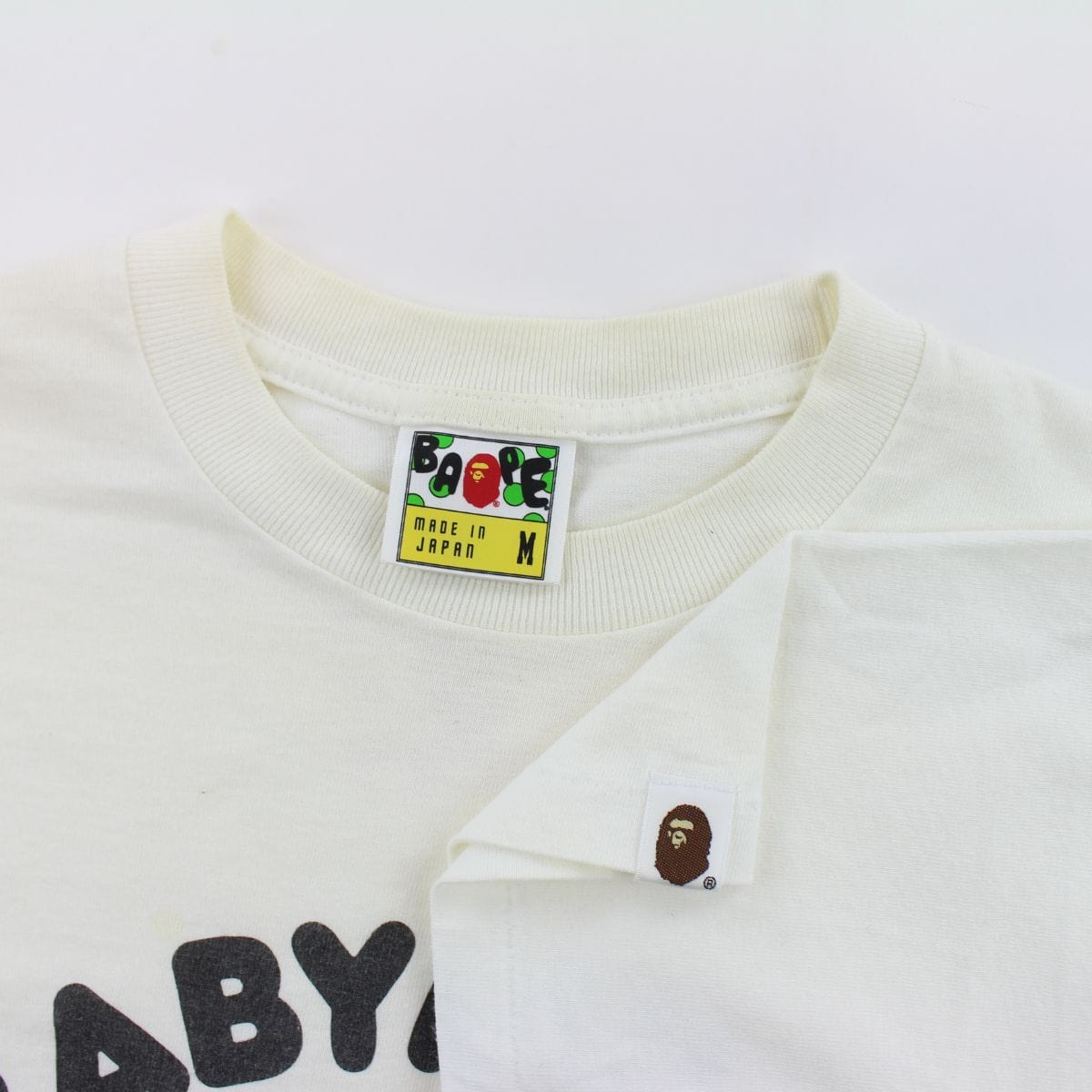 bape milo pink rainbow tee white - SaruGeneral