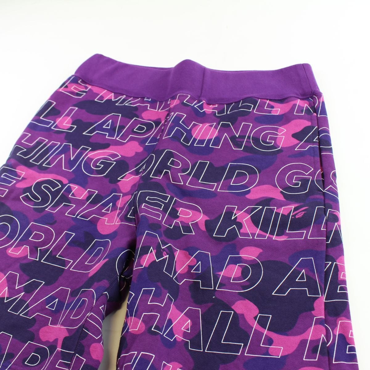 Bape A.S.N.K.A Purple Camo Shorts - SaruGeneral