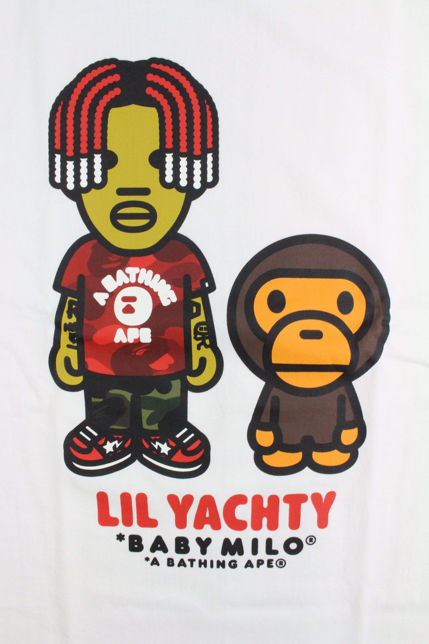 Bape x Lil Yachty Milo Tee White - SaruGeneral