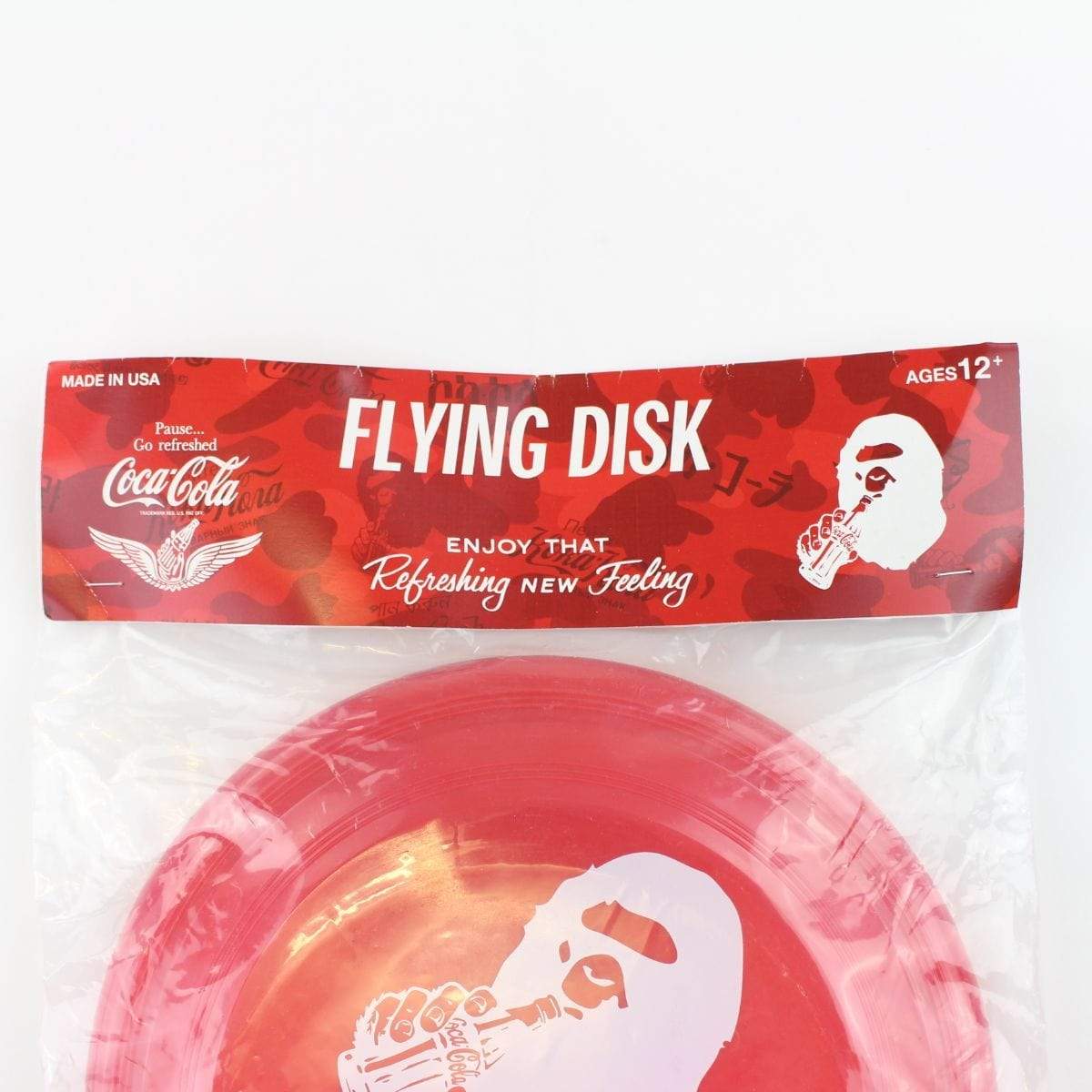 Bape Coca Cola Flying Disk Red - SaruGeneral