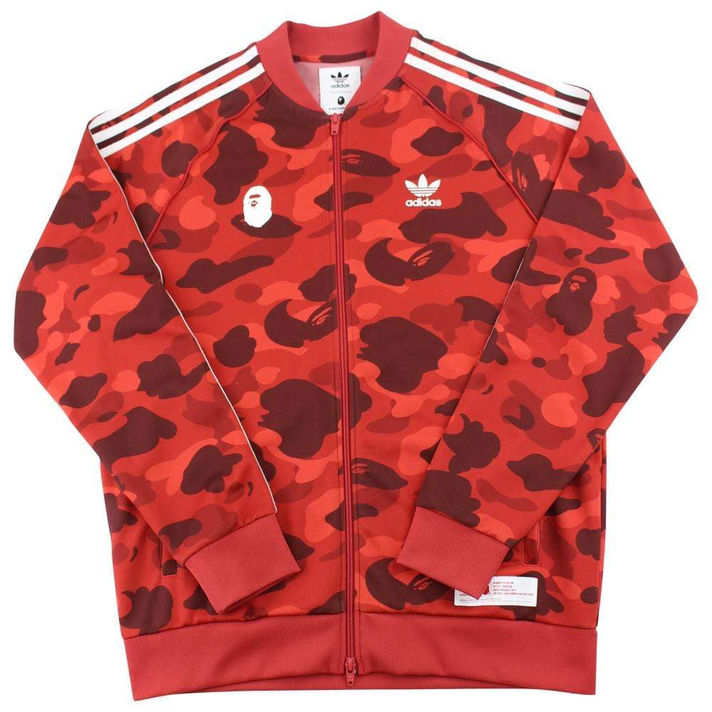 Bape x adidas Red Camo Track Jacket - SaruGeneral