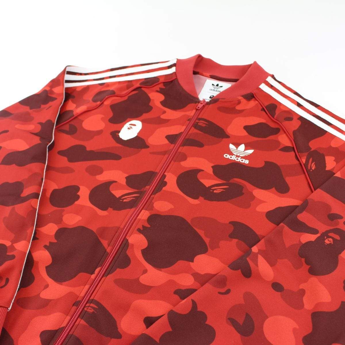 Bape x adidas Red Camo Track Jacket - SaruGeneral