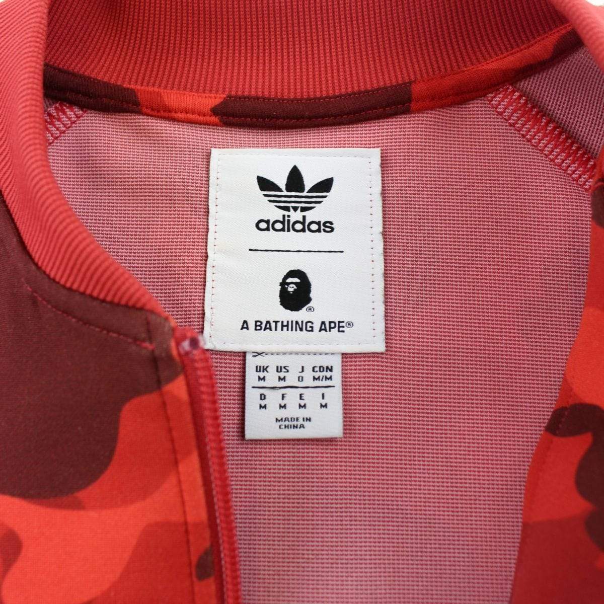 Bape x adidas Red Camo Track Jacket - SaruGeneral