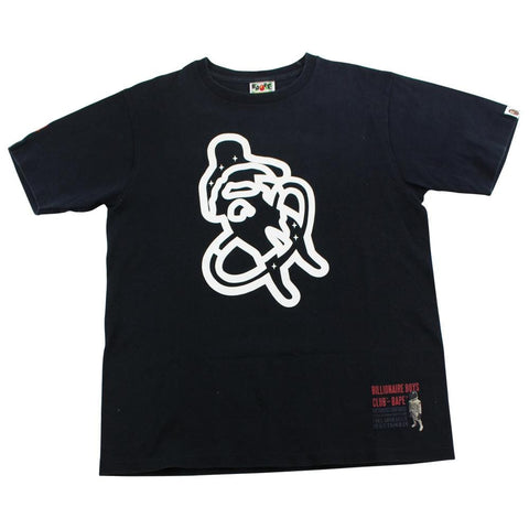 Bape x Billionare Boys Club Logo Tee Black