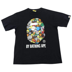 T-shirt Bape Big Ape Characters avec logo noir