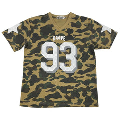 Bape 1st Yellow camo mesh jersey