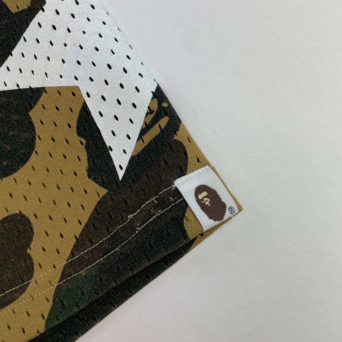 Bape 1st Yellow camo mesh jersey - SaruGeneral