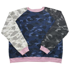 Bape Multi patch camo sweatshirt