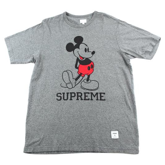Supreme Mickey Mouse Tee Grey - SaruGeneral