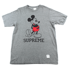 T-shirt Supreme Mickey Mouse gris