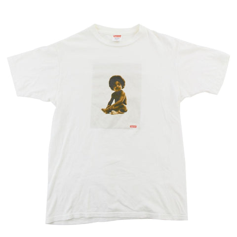 T-shirt Supreme Biggie Smalls blanc
