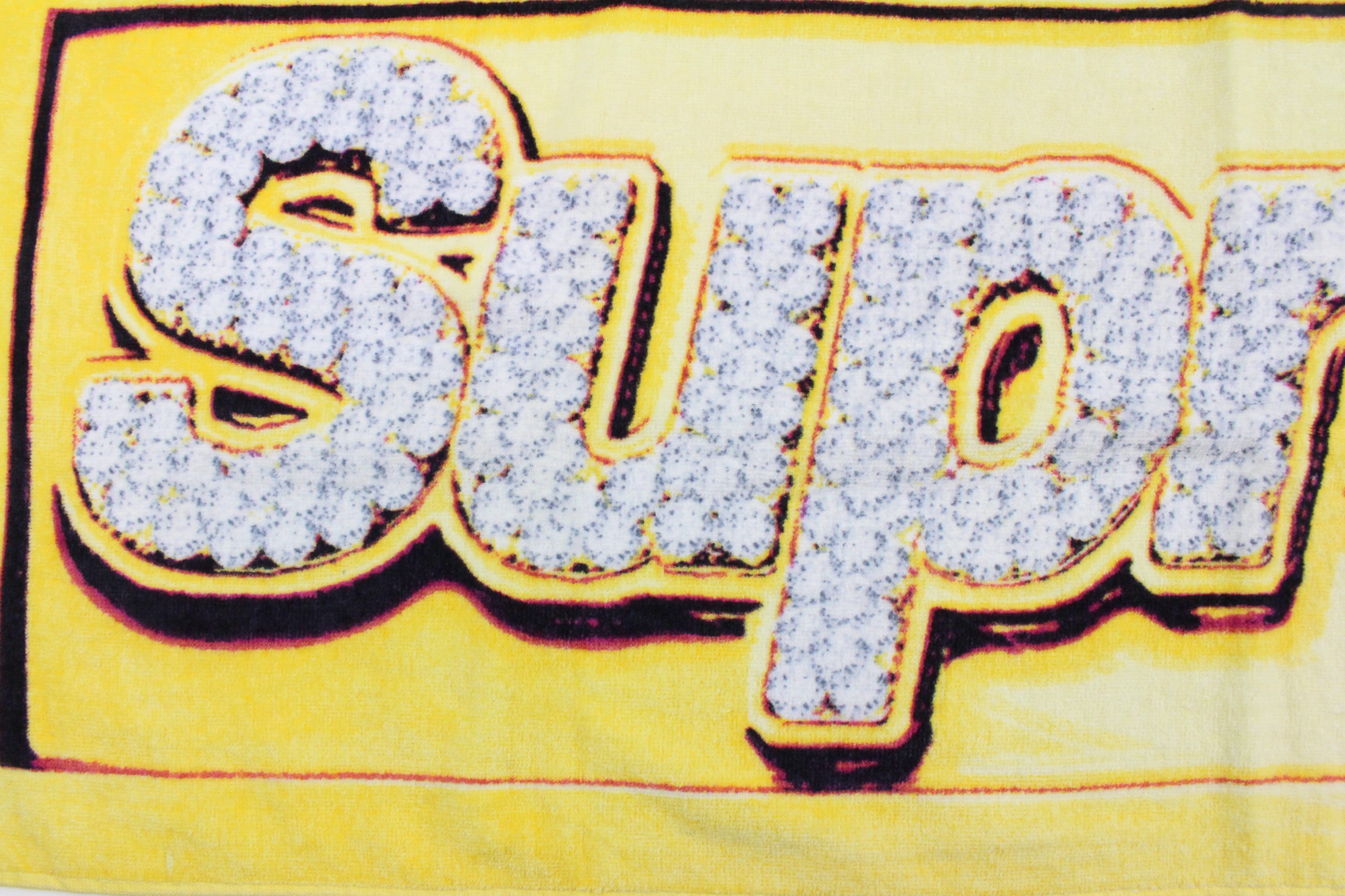 Supreme Bling Box Logo Towel – SARUGENERAL