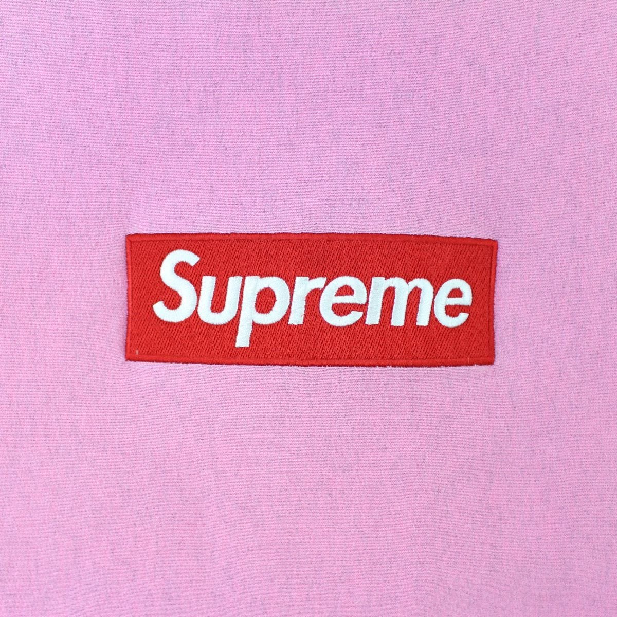 Supreme Box Logo Crewneck Pink - SaruGeneral