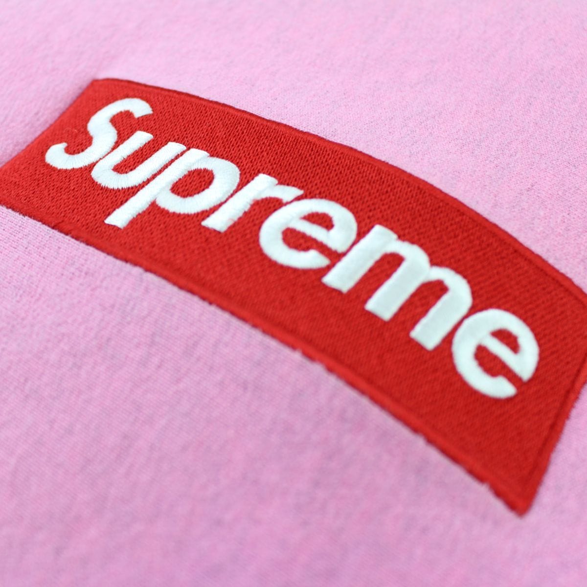Supreme Box Logo Crewneck Pink - SaruGeneral