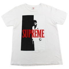 T-shirt Supreme Scarface Split Blanc
