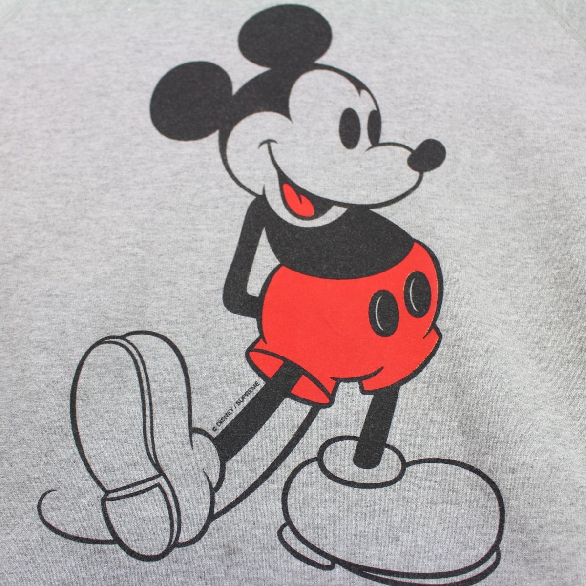 Supreme x Disney Mickey Mouse Hoodie Grey - SaruGeneral