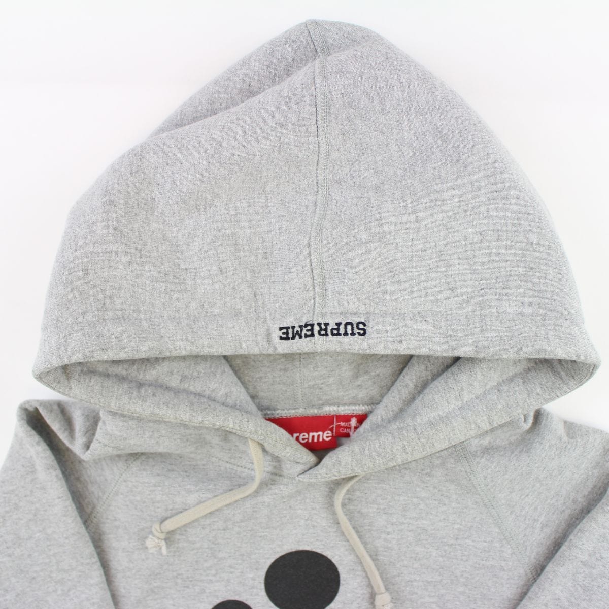 Supreme x Disney Mickey Mouse Hoodie Grey