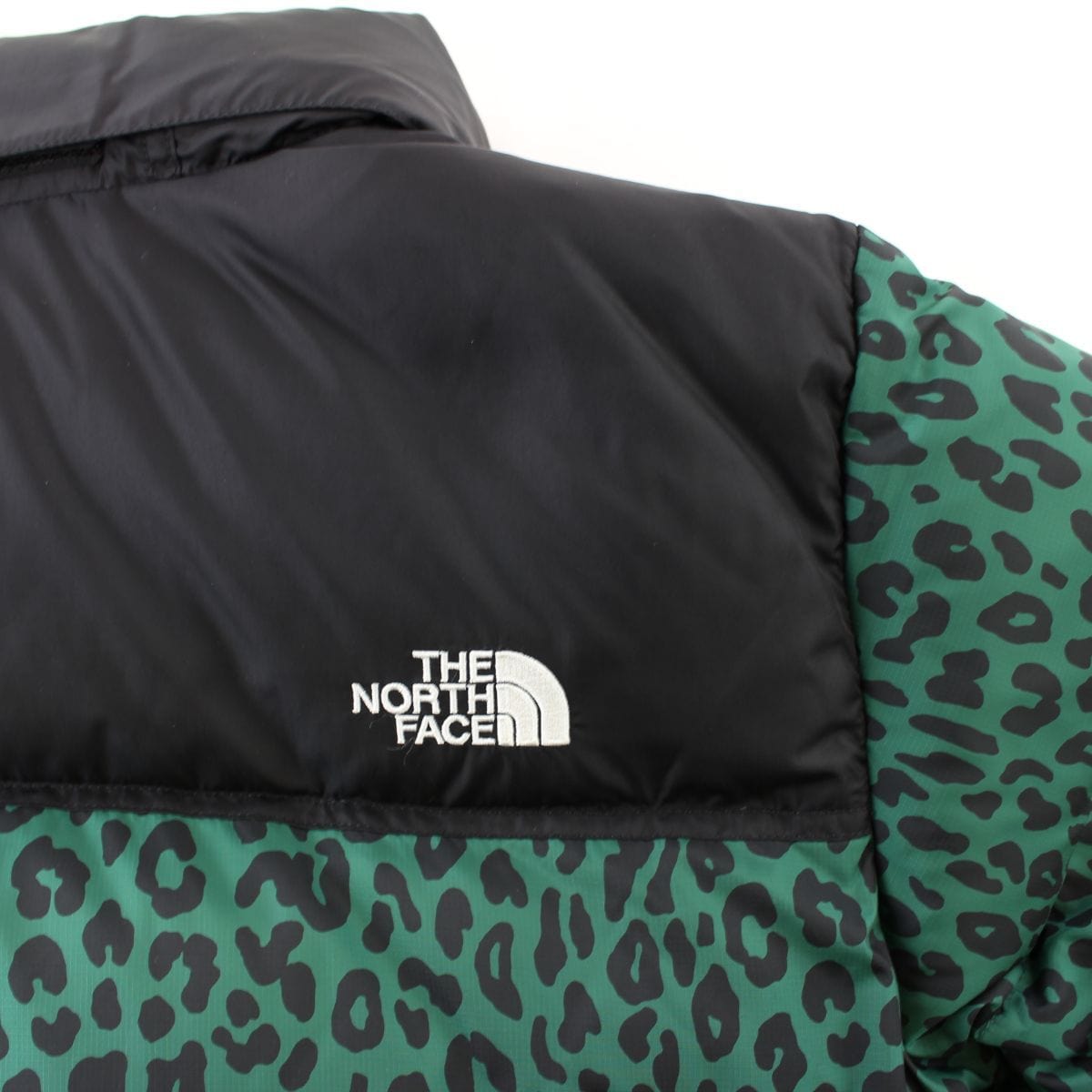 Supreme x TNF Green Leopard Nupste Jacket - SaruGeneral