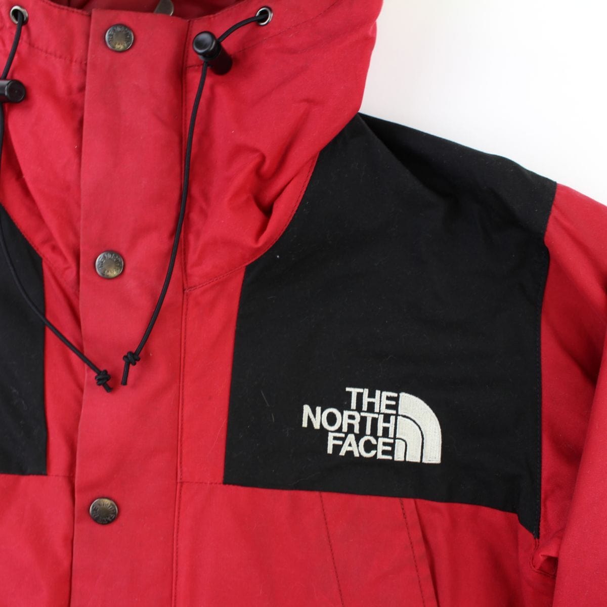 Supreme x TNF Waxed Cotton Parka Jacket Red - SaruGeneral