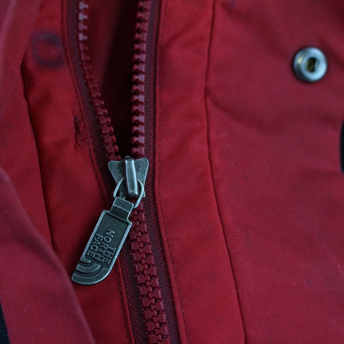 Supreme x TNF Waxed Cotton Parka Jacket Red - SaruGeneral