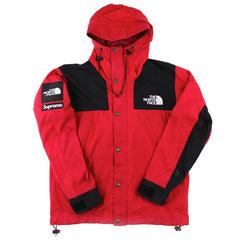 Parka en coton ciré Supreme x TNF rouge