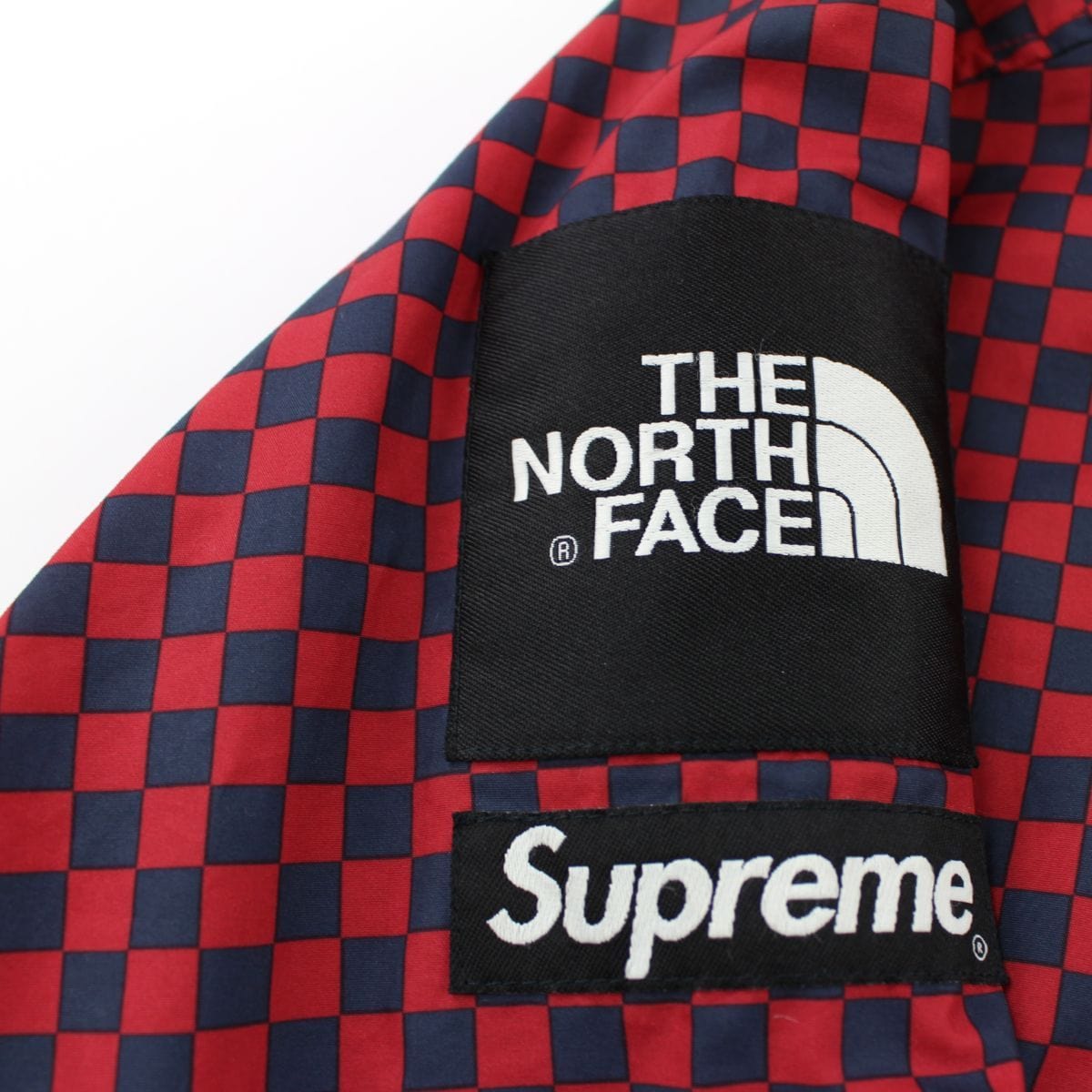 Supreme x TNF Red Checkered Pullover - SaruGeneral