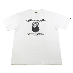 T-shirt Bape Hair Do Big Ape avec logo blanc