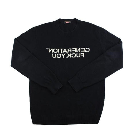 Supreme x Undercover Generation F*ck You Sweatshirt Black