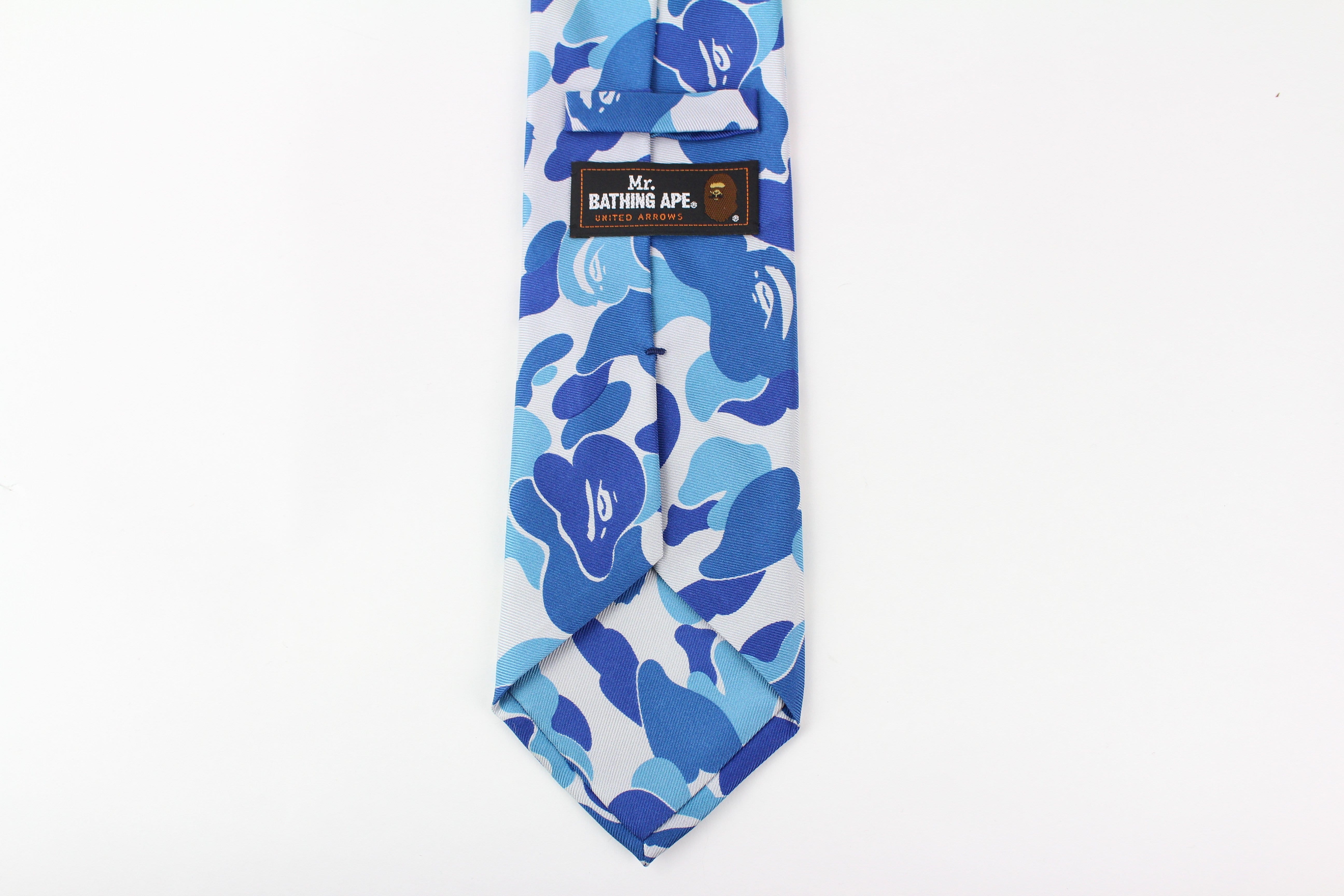 bape Mr Bathing Ape abc blue camo tie – SARUGENERAL