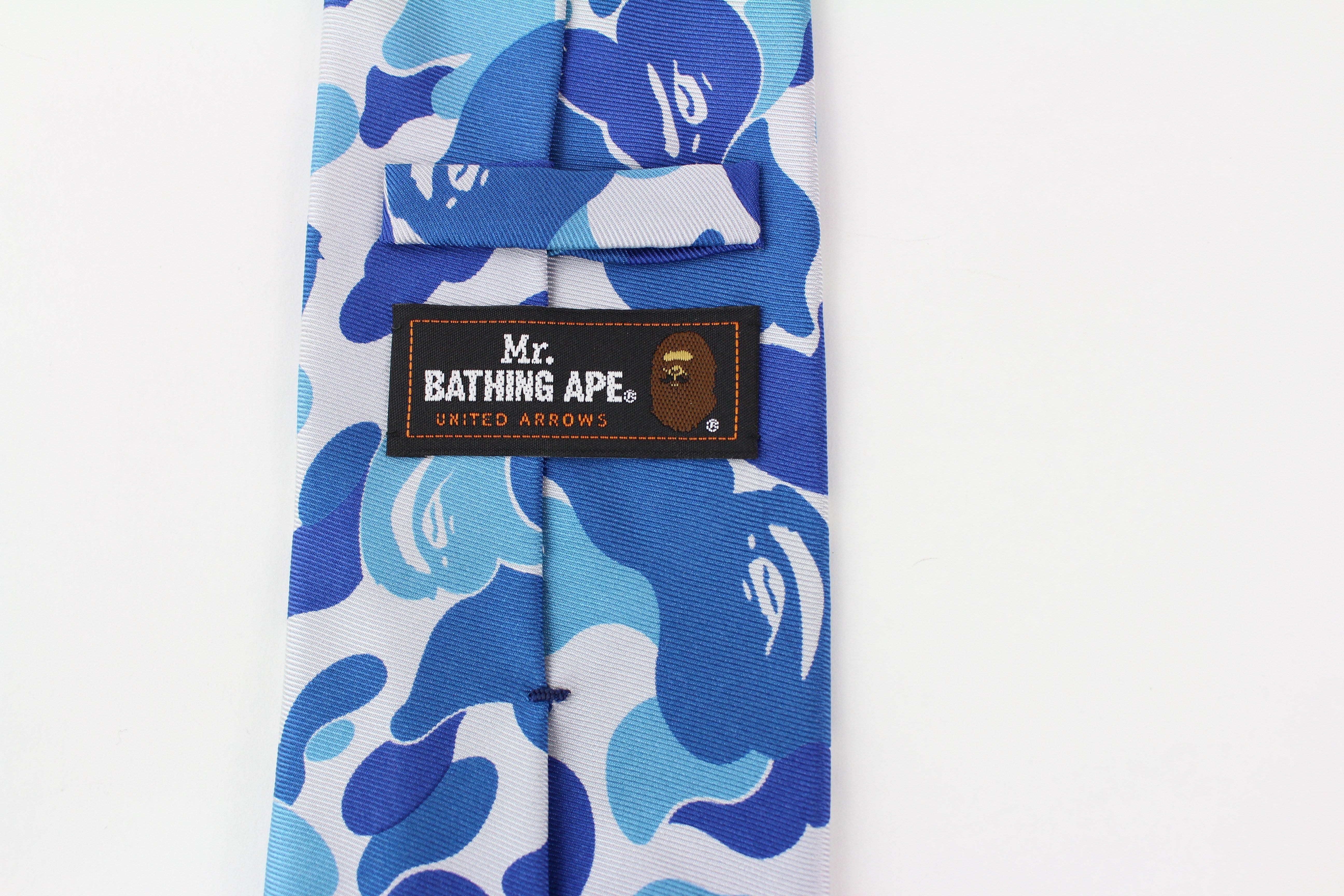 bape Mr Bathing Ape abc blue camo tie – SARUGENERAL