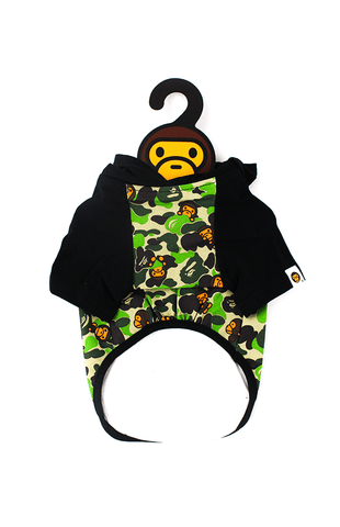Combinaison Bape ABC Green Milo Camo pour chien