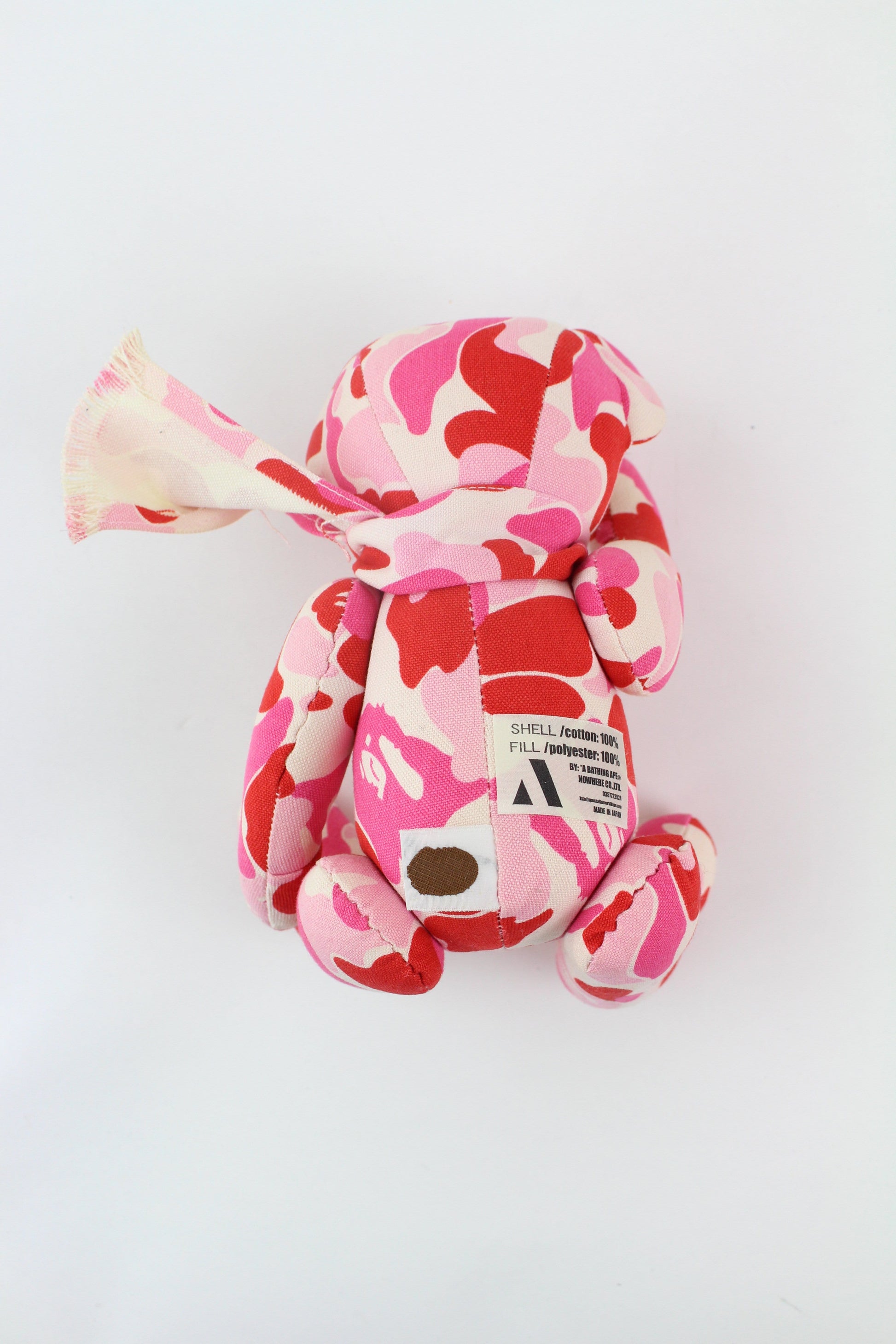 bape abc pink camo teddy bear - SaruGeneral