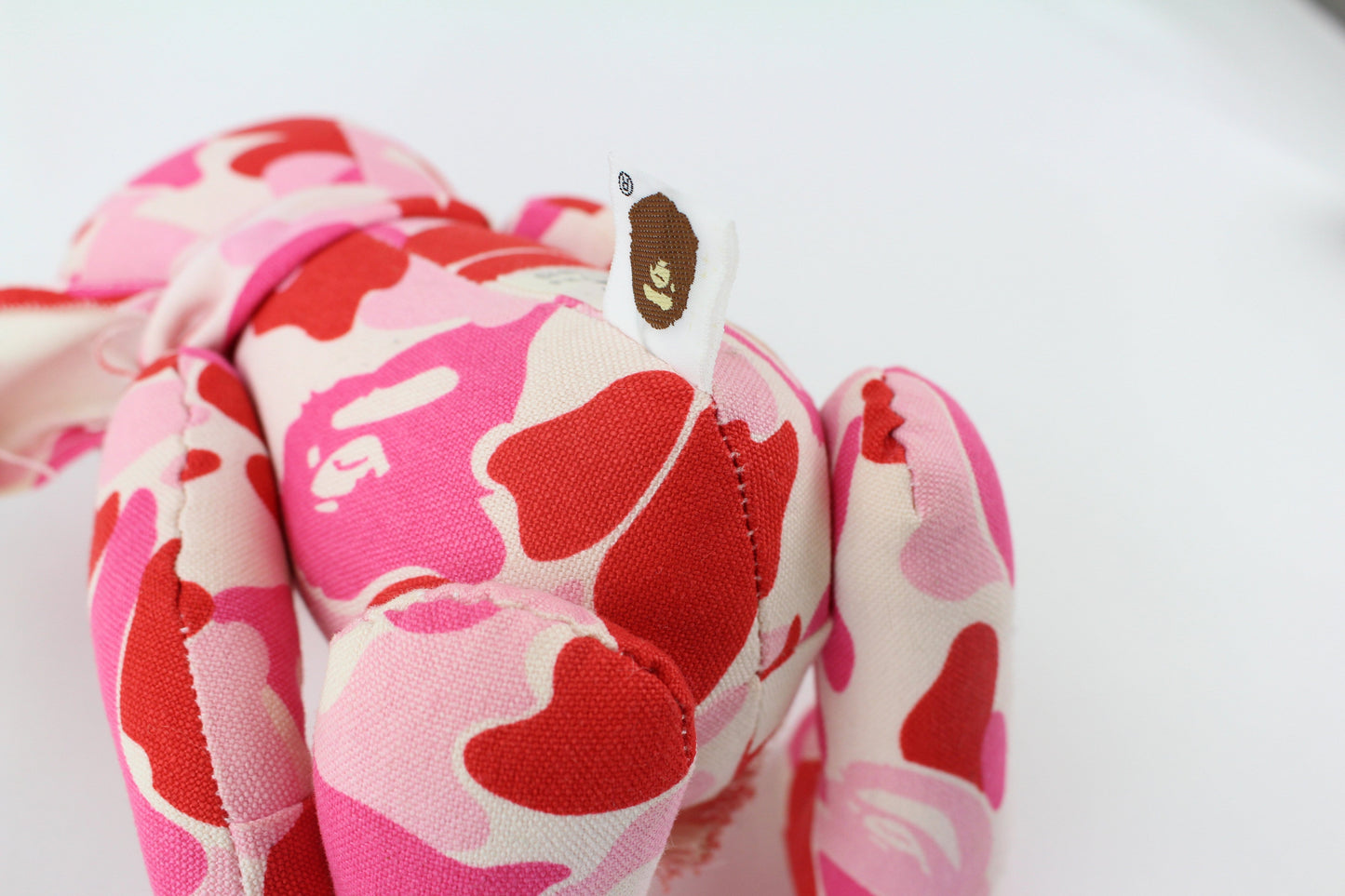 bape abc pink camo teddy bear - SaruGeneral