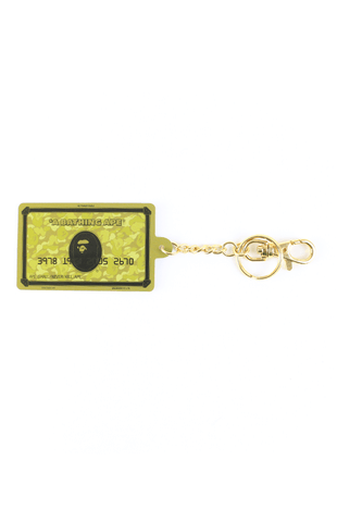 porte-clés carte dorée exclusive aux membres de BAPE