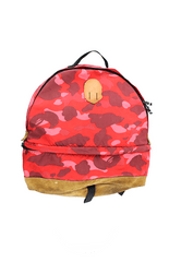sac à dos camouflage rouge Bape