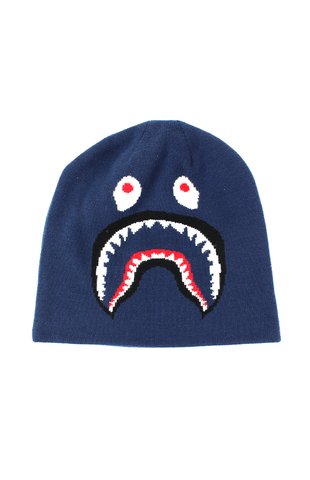 bonnet Bape Shark Face bleu marine