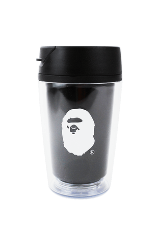 tasse à café Bape blanche avec logo Big Ape noir