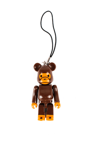 Porte-clés Bape x Bearbrick Milo Face 100 %