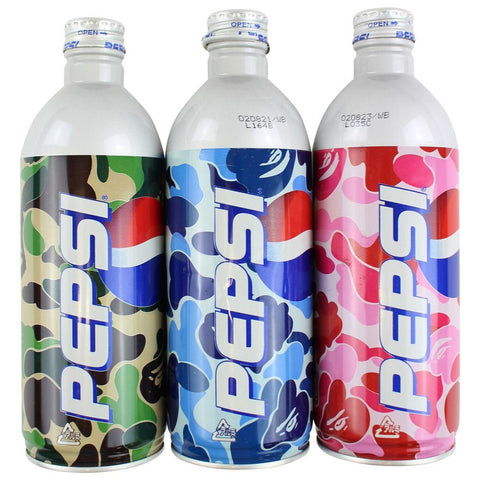 Bape x Pepsi Bottle Set 2001