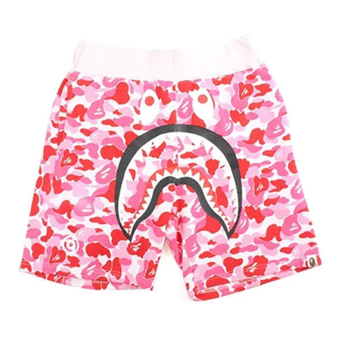 Bape Pink Camo Shark Shorts