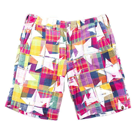 Bapesta Multi-Patchwork Shorts