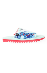 Claquettes Bape x Suicoke Blue Camo