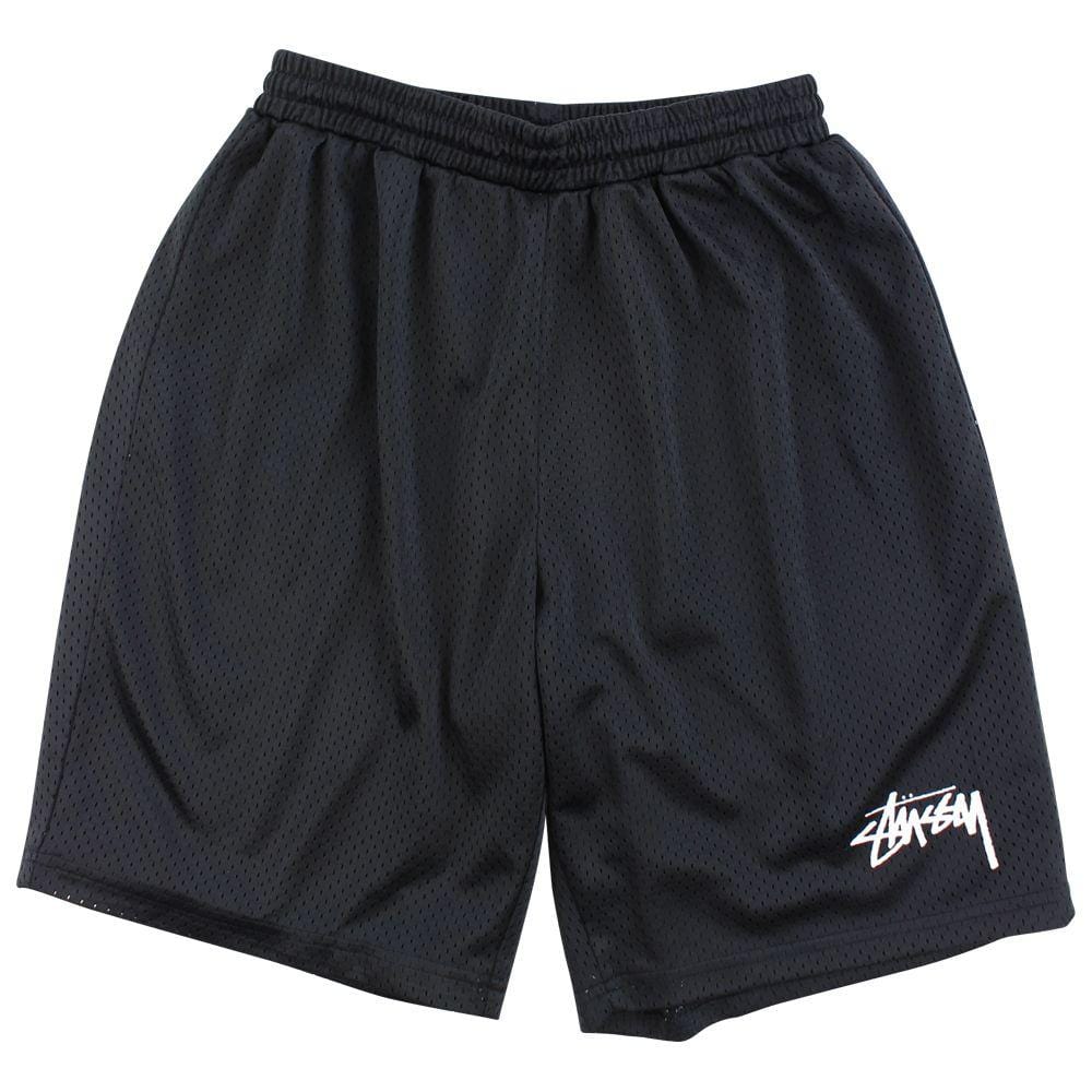 Stussy Mesh Shorts Black - SARUUK