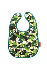 Bape x Peanuts Green Camo Snoopy Bib