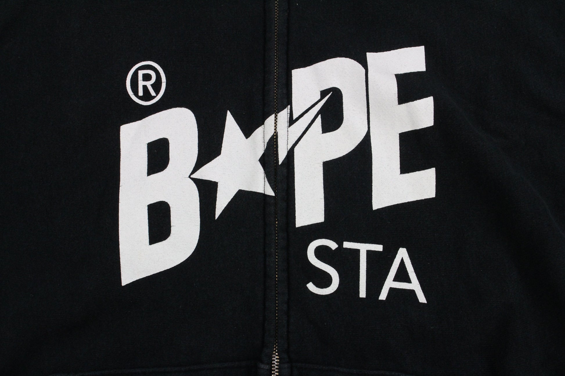 Bape Bapesta Full Zip Hoodie Black - SaruGeneral